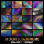 20 Colorful Backgrounds (Set 1)